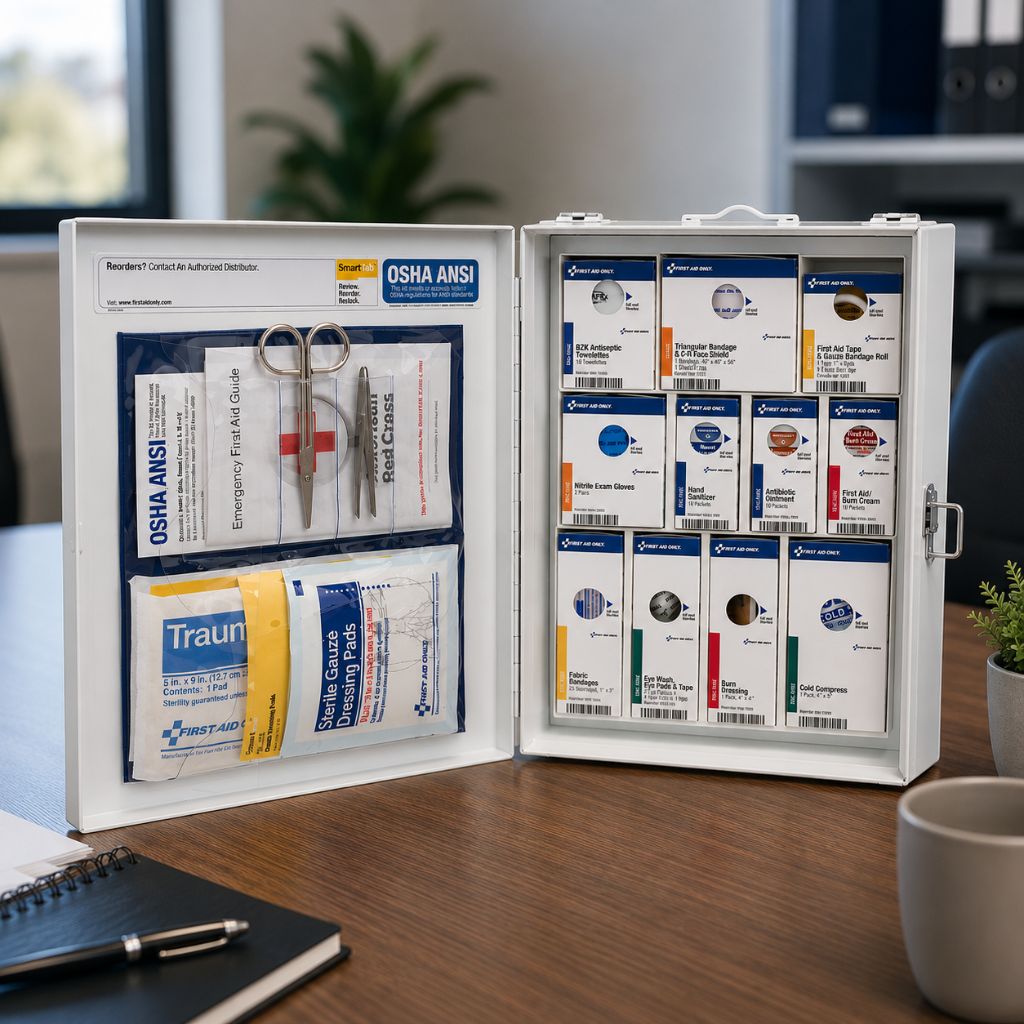 First aid kit and emergency supplies